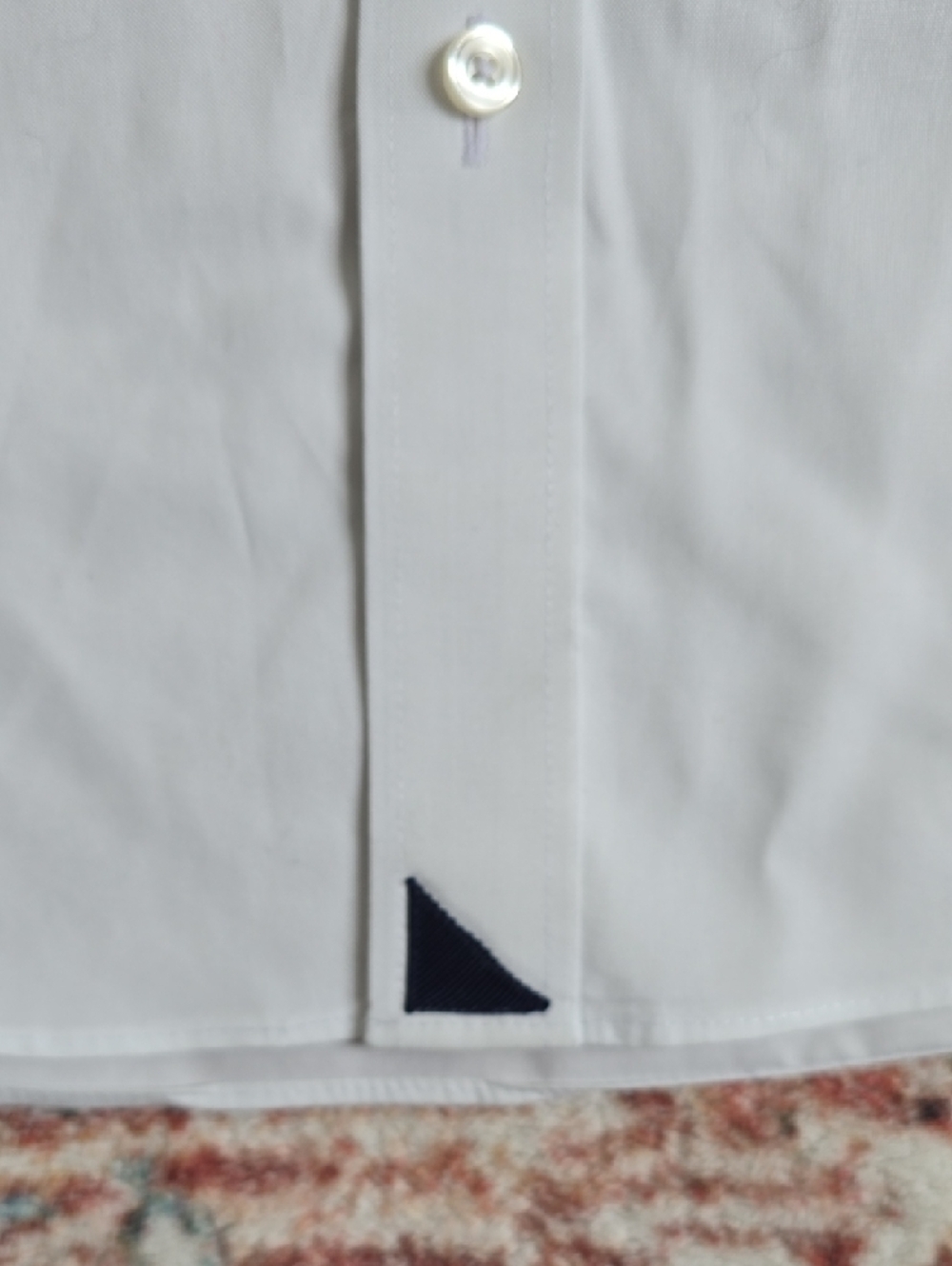 UNTUCKit Men's White Short-Sleeve Button-Down Shirt Slim Fit Medium - Picture 3 of 5